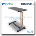 Mesa ajustável sobre cama mesa de mesada de hospital tabela A035